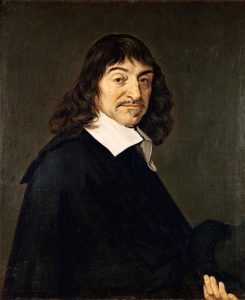 Rene Descartes portrait "Cogito Ergo Sum"