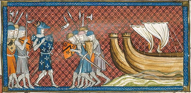  Philip II of France arriving in the eastern Mediterranean CRUSADES!