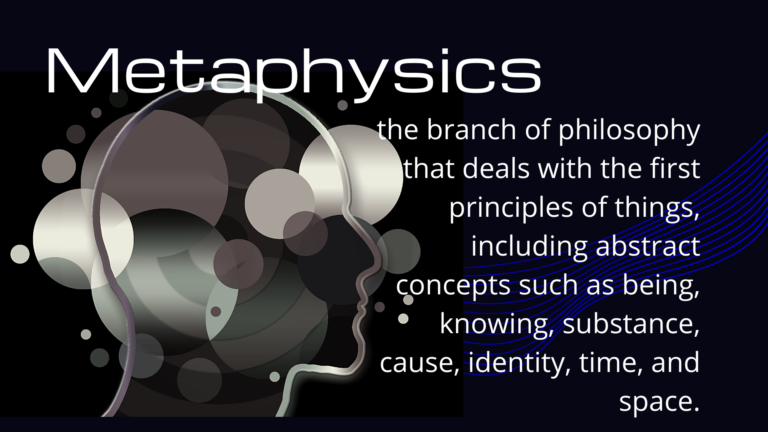 Metaphysics as a Branch of Philosophy