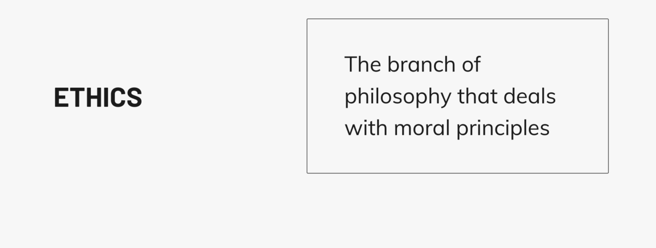 What is Ethics? 1