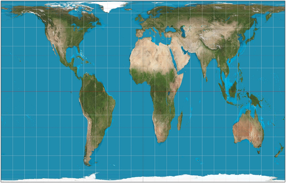 Why is Greenland bigger than Africa on some maps of the world? 1