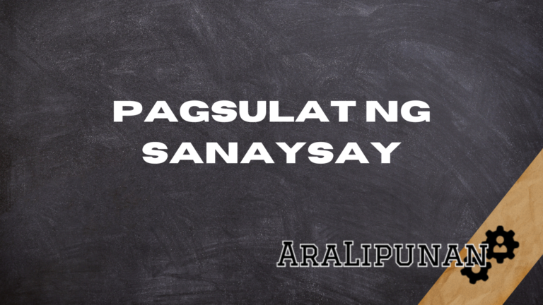 Pagsulat ng Sanaysay