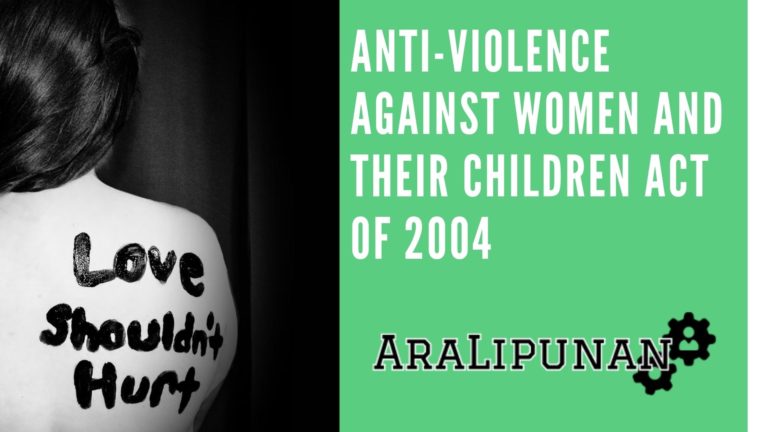 Ano ang Anti-Violence Against Women and Their Children Act of 2004 (RA9262)