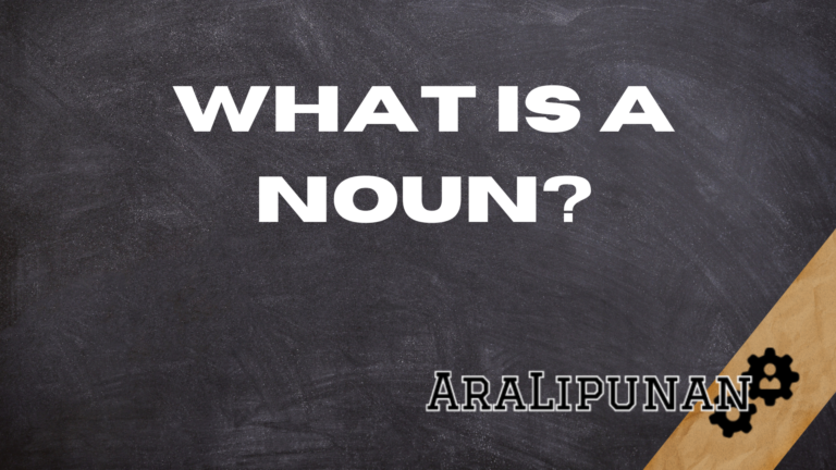 What is a Noun?