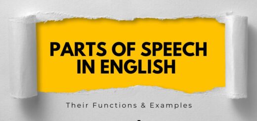 Parts of Speech in English and Their Functions & Examples 1