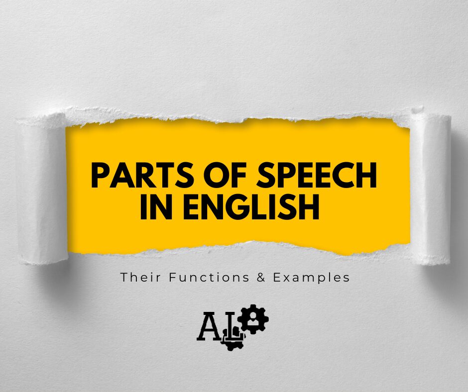 Parts of Speech in English and Their Functions & Examples 1 Parts of Speech in English and Their Functions & Examples 1