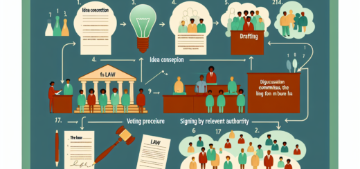 How a Bill Becomes a Law: The Legislative Process