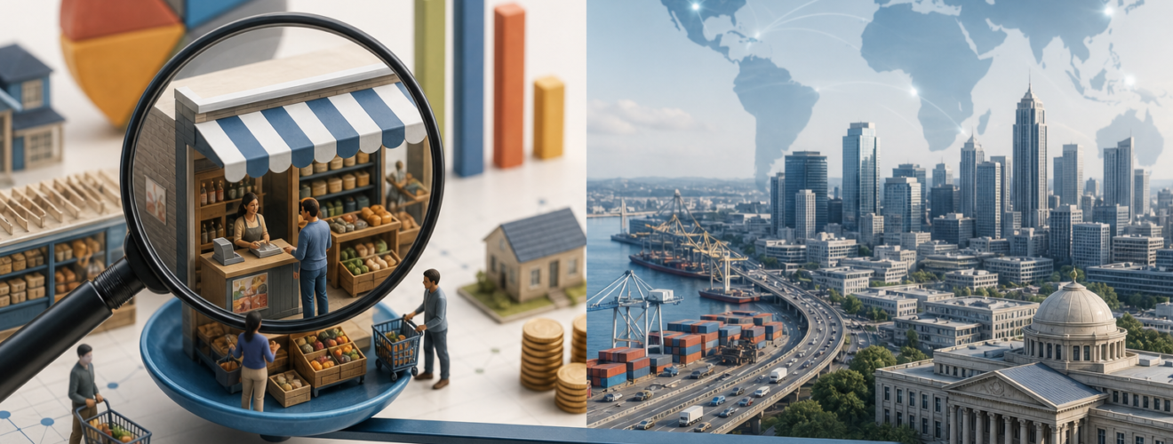 The Difference Between Microeconomics and Macroeconomics