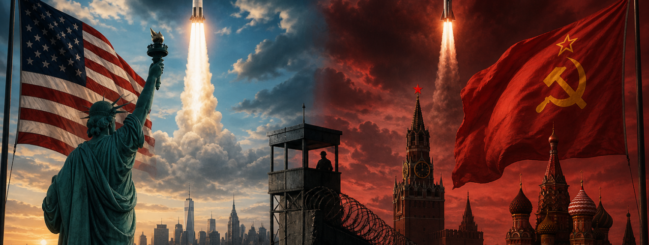 Cold War Geopolitics: The Iron Curtain and the Space Race