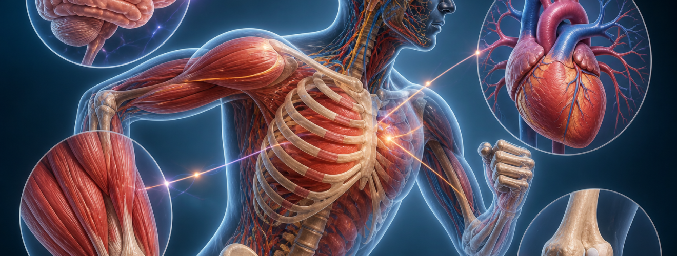 Inside Our Bodies: How Muscles, Bones, Heart, and Brain Work as a Team