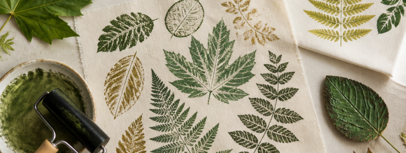 Leaf Printing and Nature Stencils: Making Patterns with Local Leaves