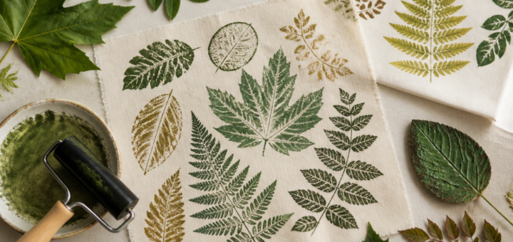 Leaf Printing and Nature Stencils: Making Patterns with Local Leaves
