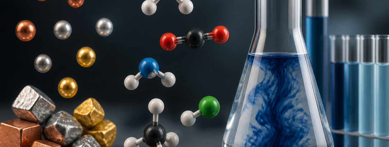 Building Blocks of Matter: Differentiating Elements, Compounds, and Concentrations
