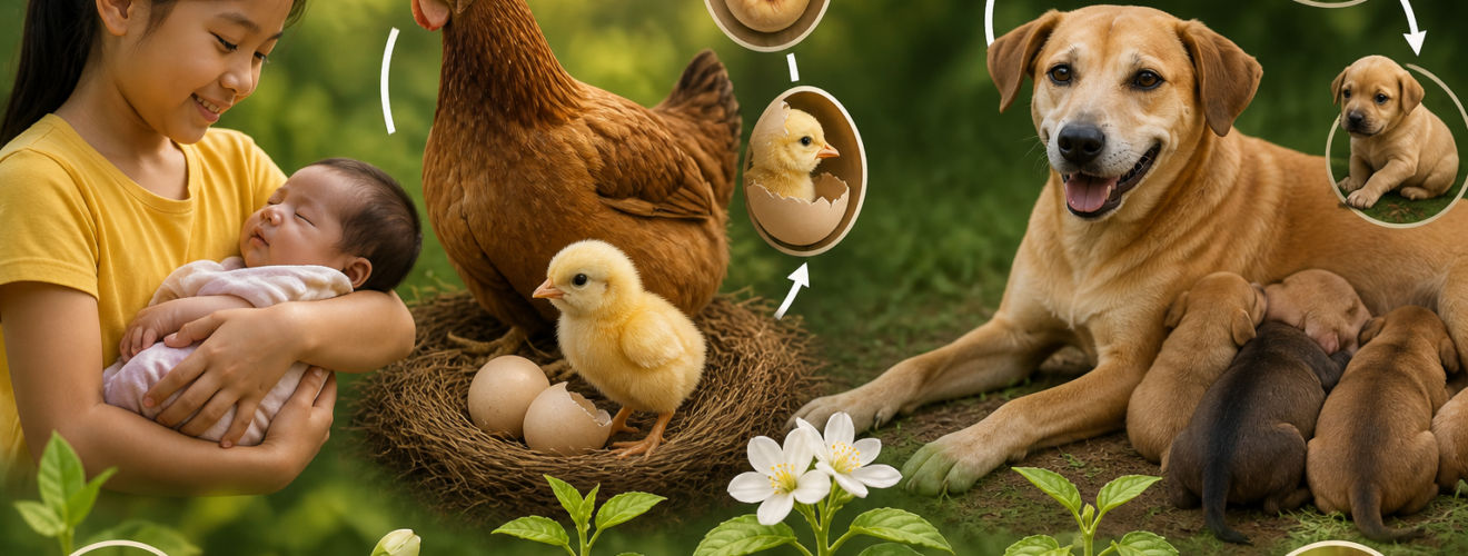Grade 5 Science : The Miracle of Life: Comparing Human, Local Animal, and Plant Reproduction